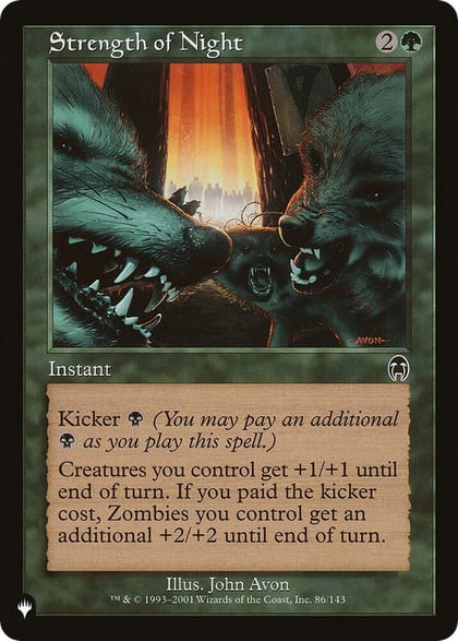 Strength of Night, The List Reprints 86/143