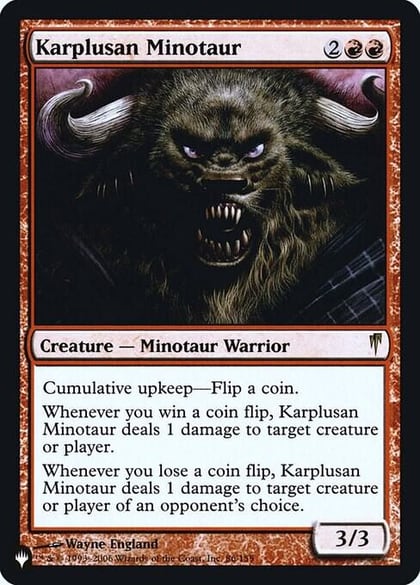 Karplusan Minotaur, The List Reprints 86
