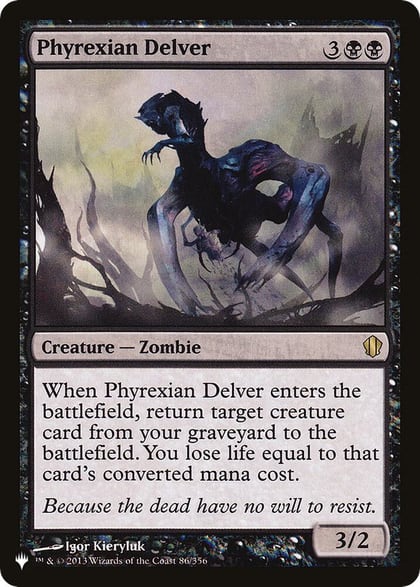 Phyrexian Delver, The List Reprints 86/356