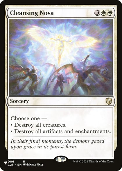 Cleansing Nova, The List Reprints 86