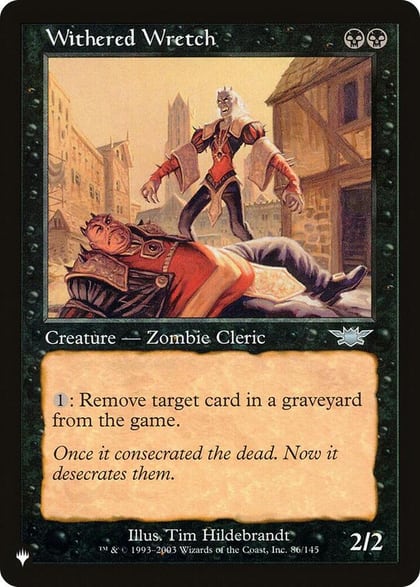 Withered Wretch, The List Reprints 86/145