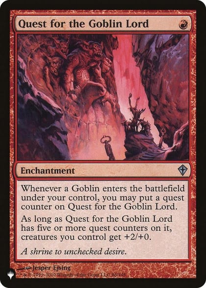 Quest for the Goblin Lord, The List Reprints 86