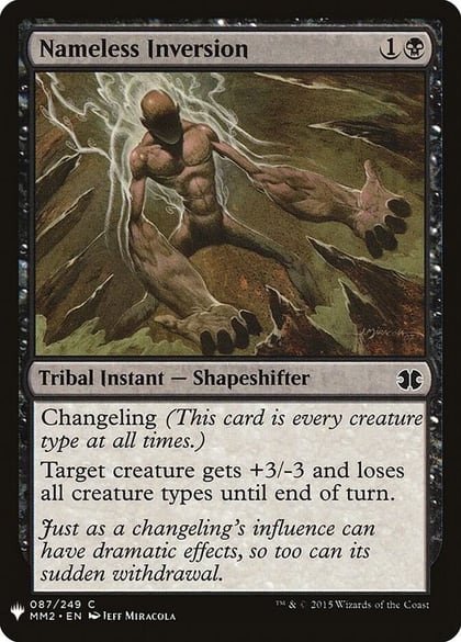 Nameless Inversion, The List Reprints 87
