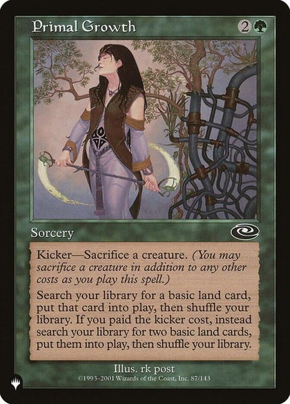 Primal Growth, The List Reprints 87/143