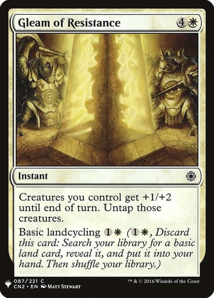 Gleam of Resistance, The List Reprints 87