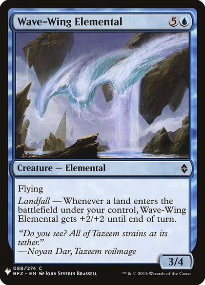 Wave-Wing Elemental, The List Reprints 88