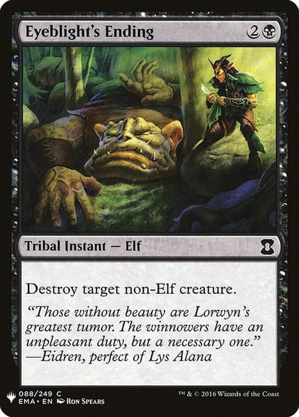 Eyeblight's Ending, The List Reprints 88
