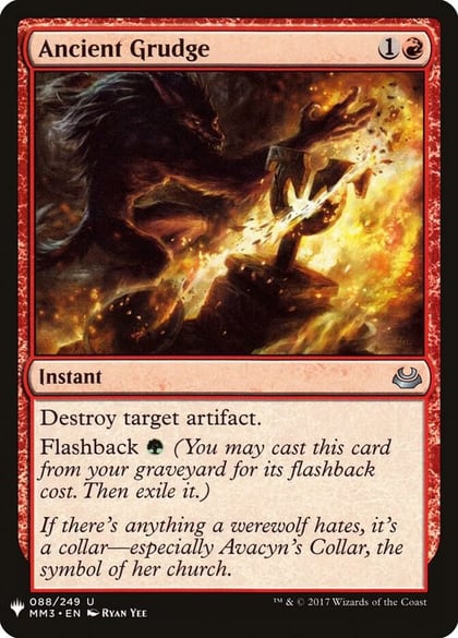 Ancient Grudge, The List Reprints 88