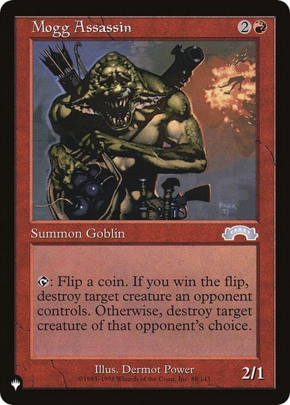 Mogg Assassin, The List Reprints 88