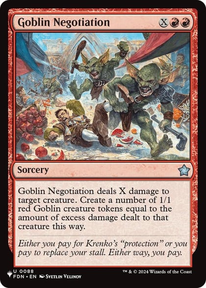 Goblin Negotiation, The List Reprints 88