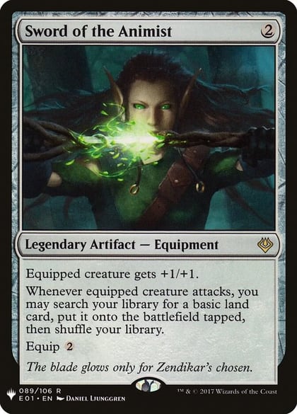 Sword of the Animist (E01), The List Reprints 89