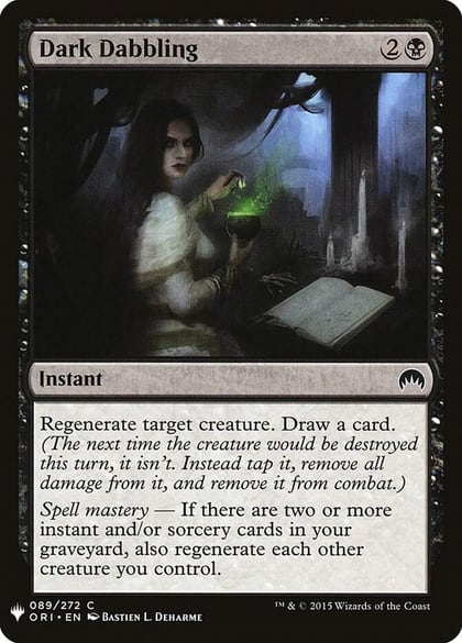 Dark Dabbling, The List Reprints 89