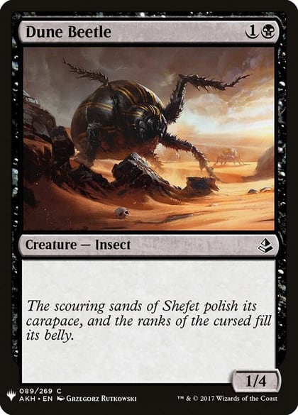 Dune Beetle, The List Reprints 89
