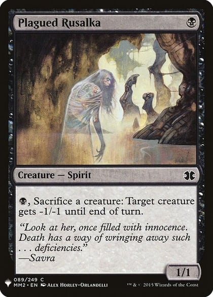Plagued Rusalka, The List Reprints 89