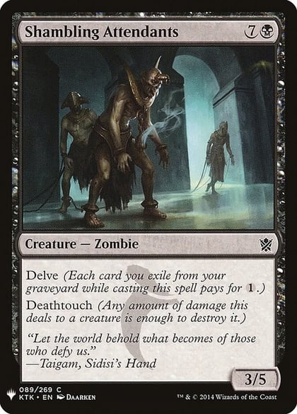Shambling Attendants, The List Reprints 89
