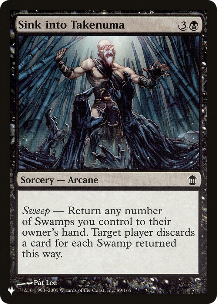 Sink into Takenuma, The List Reprints 89/165