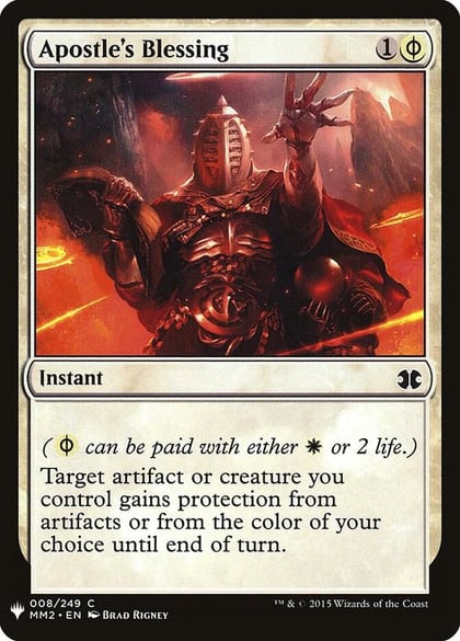 Apostle's Blessing, The List Reprints 8
