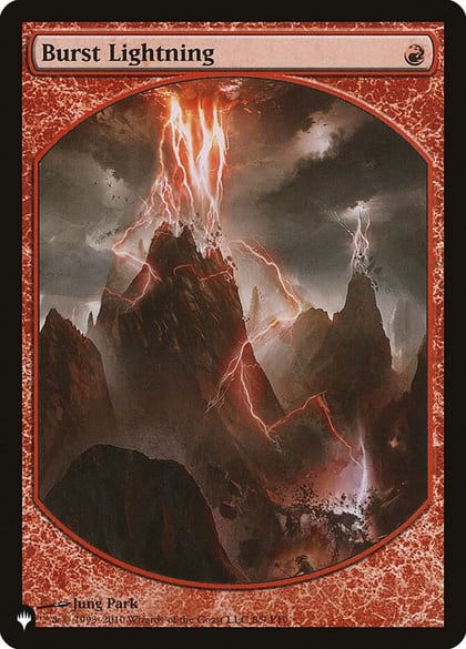 Burst Lightning (P10), The List Reprints 9-Aug