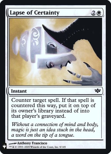 Lapse of Certainty, The List Reprints 9
