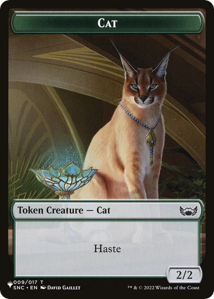 Cat (009) // Dog Double-Sided Token, The List Reprints 9 // 10