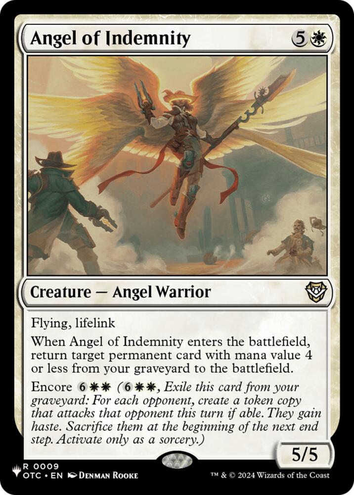 Angel of Indemnity, The List Reprints 9