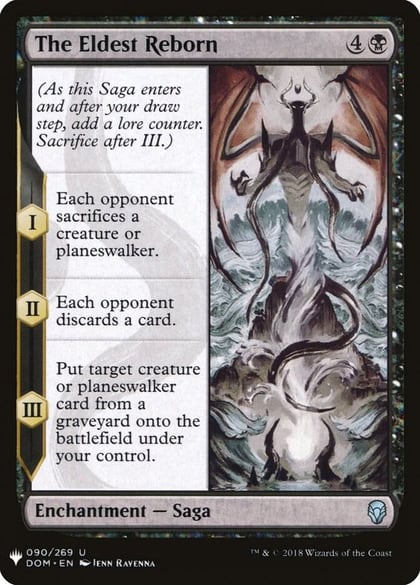 The Eldest Reborn, The List Reprints 90