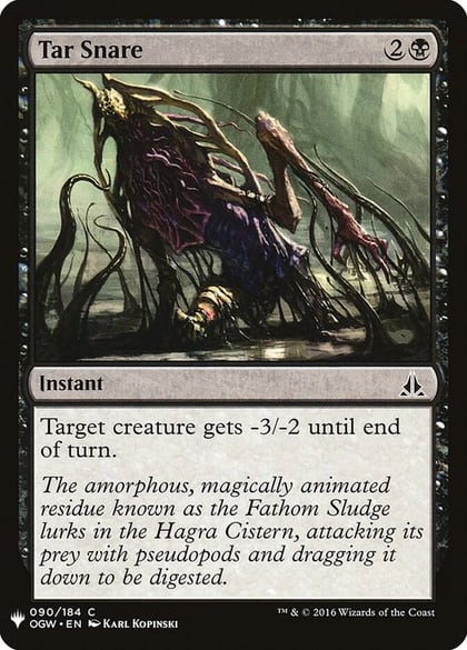 Tar Snare, The List Reprints 90