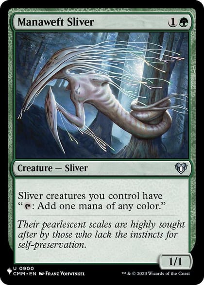 Manaweft Sliver (CMM), The List Reprints 900