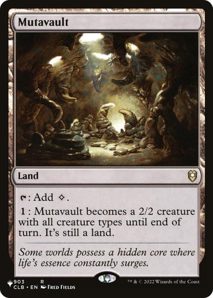 Mutavault, The List Reprints 903