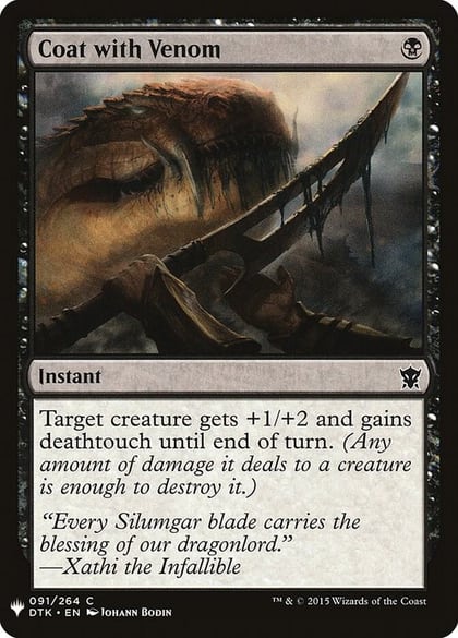 Coat with Venom, The List Reprints 91