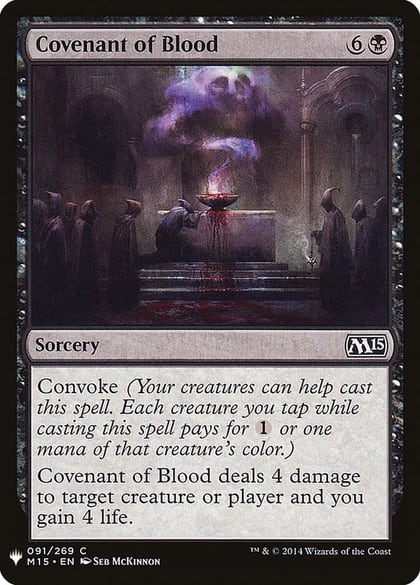 Covenant of Blood, The List Reprints 91