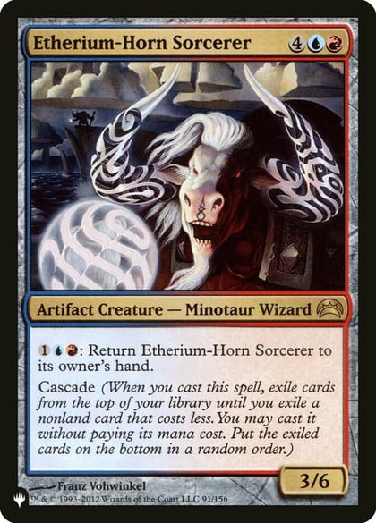 Etherium-Horn Sorcerer, The List Reprints 91/156