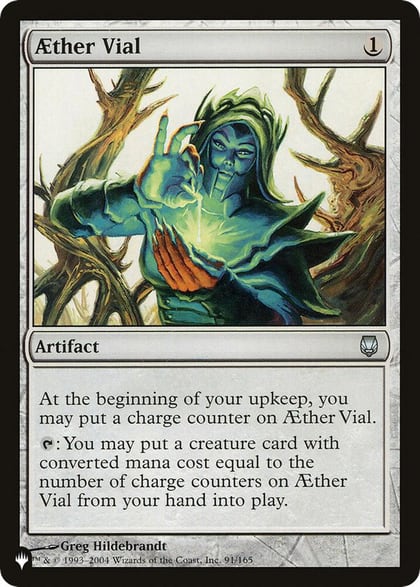 Aether Vial, The List Reprints 91/165