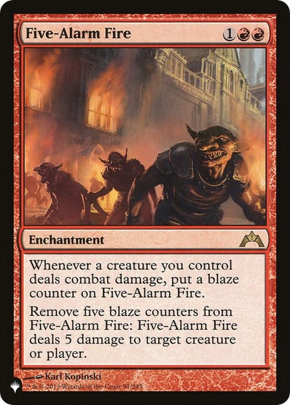Five-Alarm Fire, The List Reprints 91/249