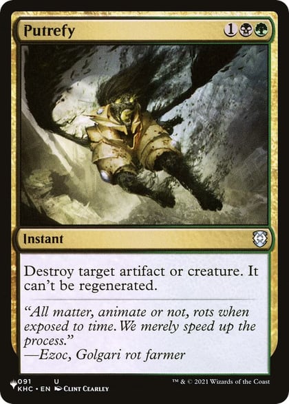 Putrefy (KHC), The List Reprints 91