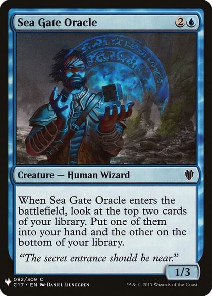 Sea Gate Oracle (C17), The List Reprints 92