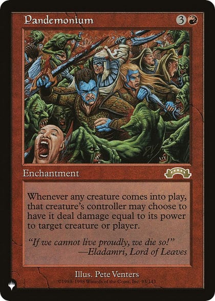 Pandemonium (EXO), The List Reprints 93/143