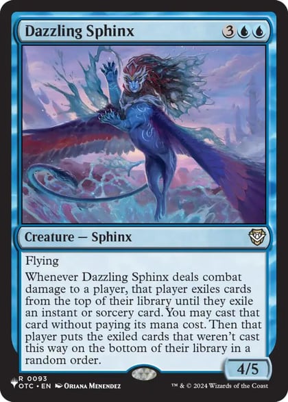 Dazzling Sphinx, The List Reprints 93