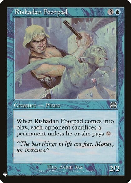 Rishadan Footpad, The List Reprints 94