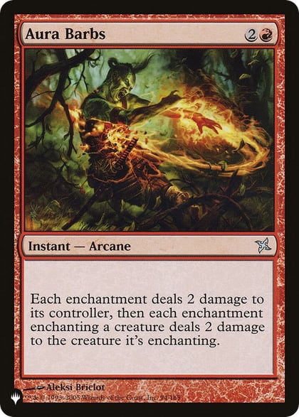 Aura Barbs, The List Reprints 94/165