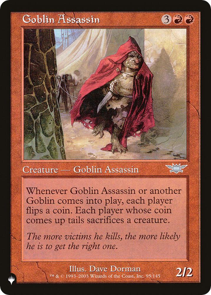 Goblin Assassin, The List Reprints 95/145