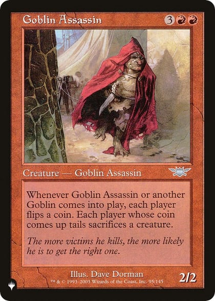 Goblin Assassin, The List Reprints 95/145