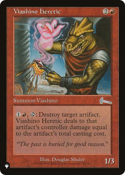 Viashino Heretic, The List Reprints 95/143