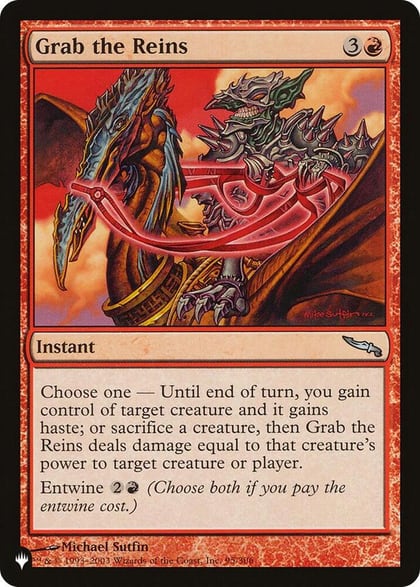 Grab the Reins, The List Reprints 95/306