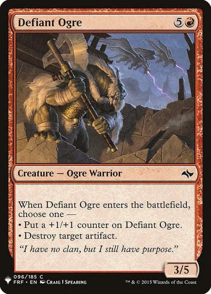 Defiant Ogre, The List Reprints 96