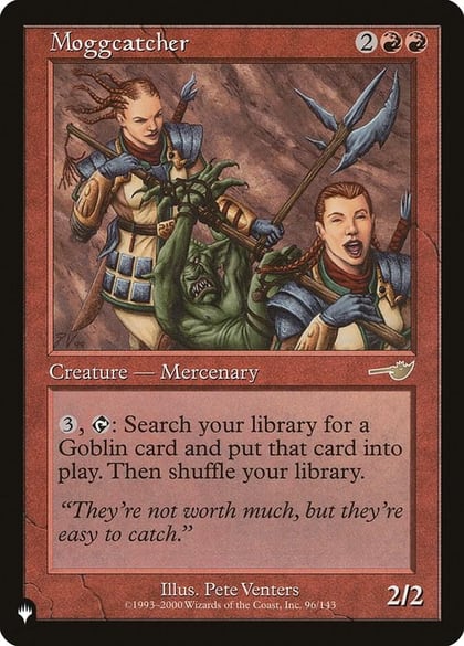 Moggcatcher, The List Reprints 96/143