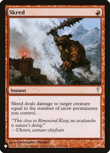 Skred, The List Reprints 97/155