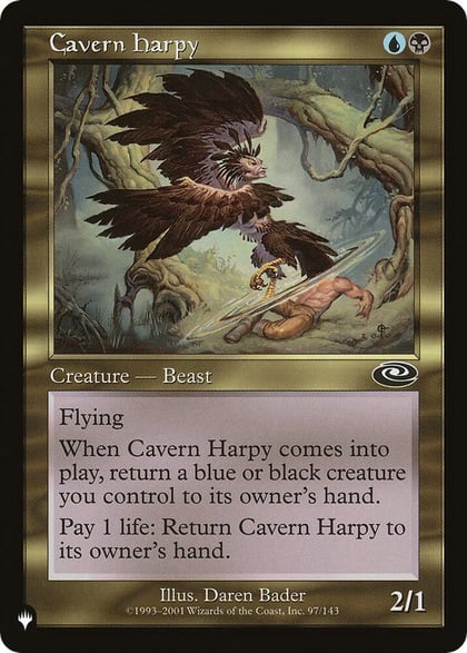 Cavern Harpy, The List Reprints 97/143