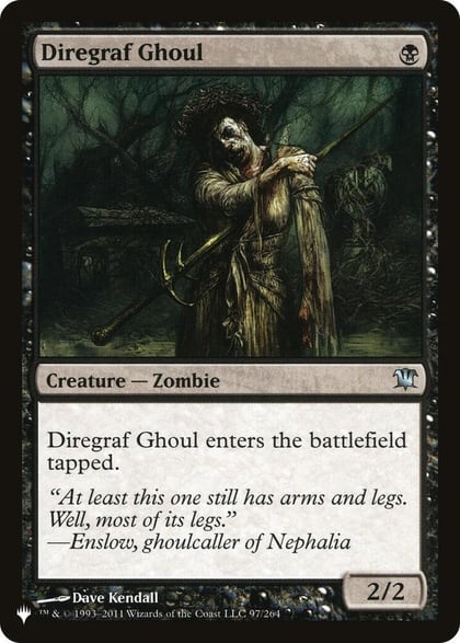 Diregraf Ghoul, The List Reprints 97/264