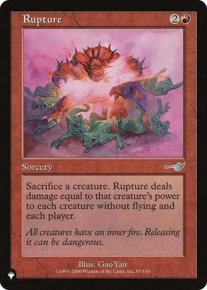 Rupture, The List Reprints 97/143